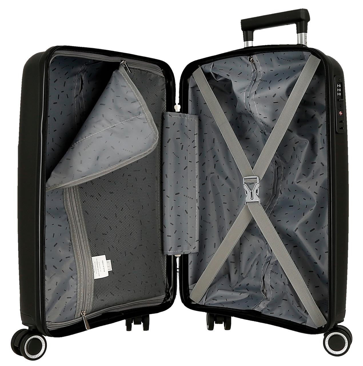 5329121 TROLLEY PP 55CM.4R.MOVOM INARI BLACK