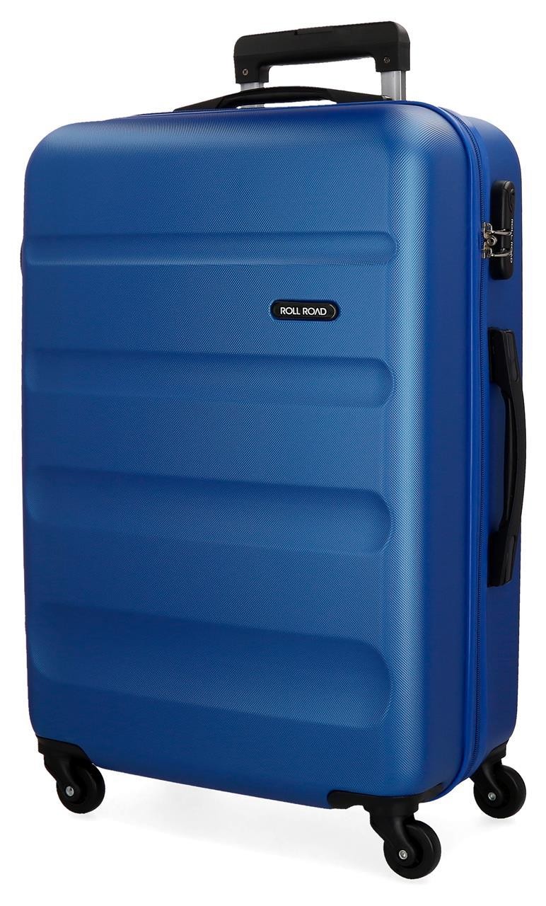 5849263 Trolley ABS 65cm.4r.flex bleu