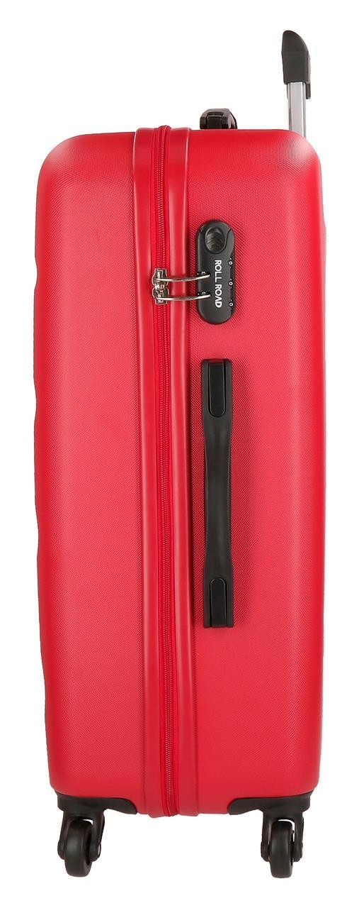 5849264 TROLLEY ABS 65CM.4R.FLEX ROJO