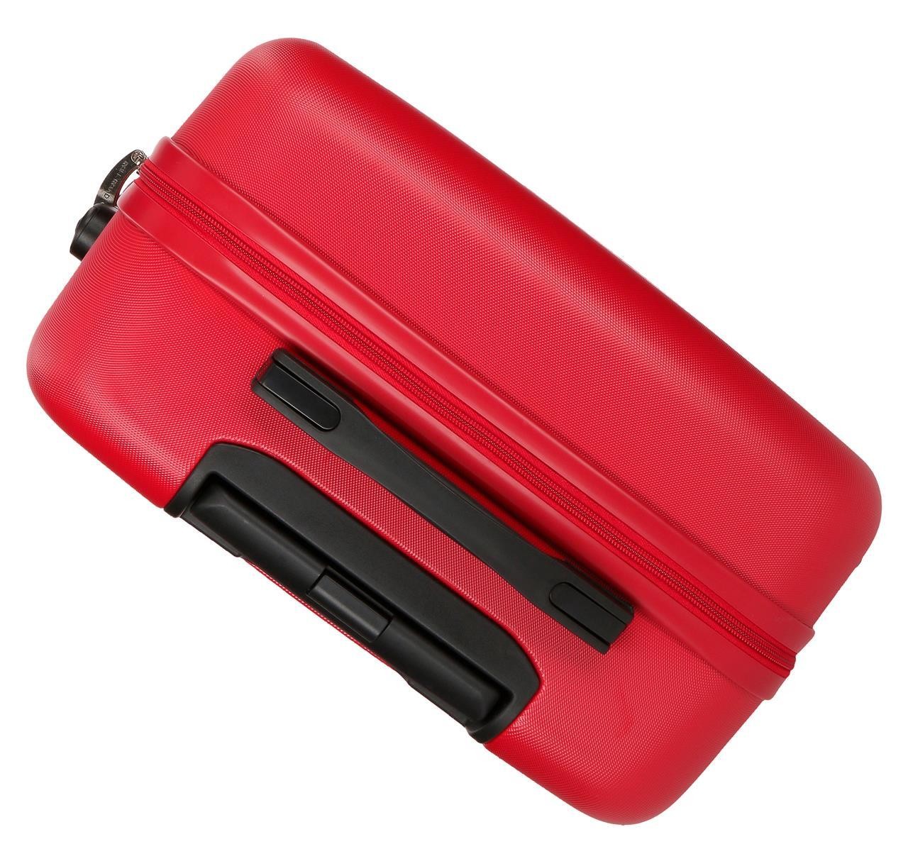 5849264 TROLLEY ABS 65CM.4R.FLEX ROJO