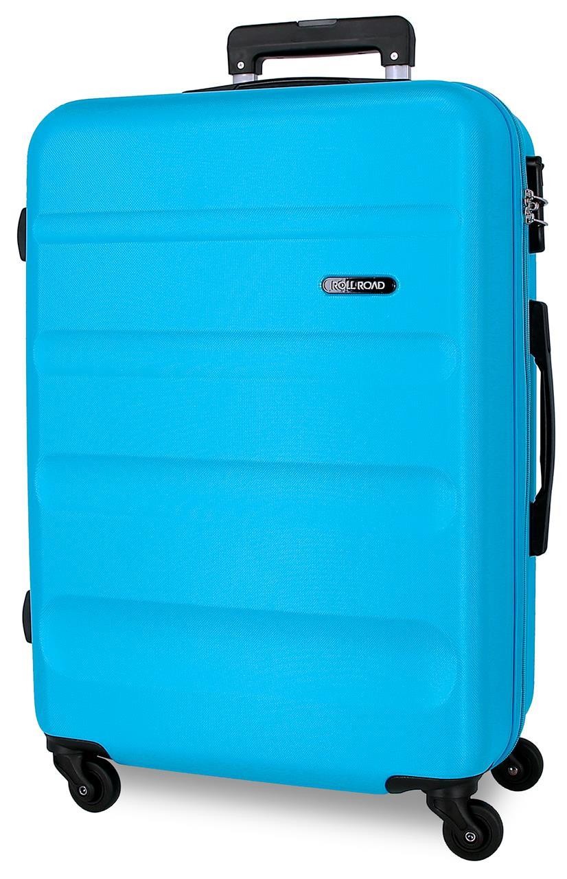 584926A Trolley ABS 65cm.4R.FLEX BLUE