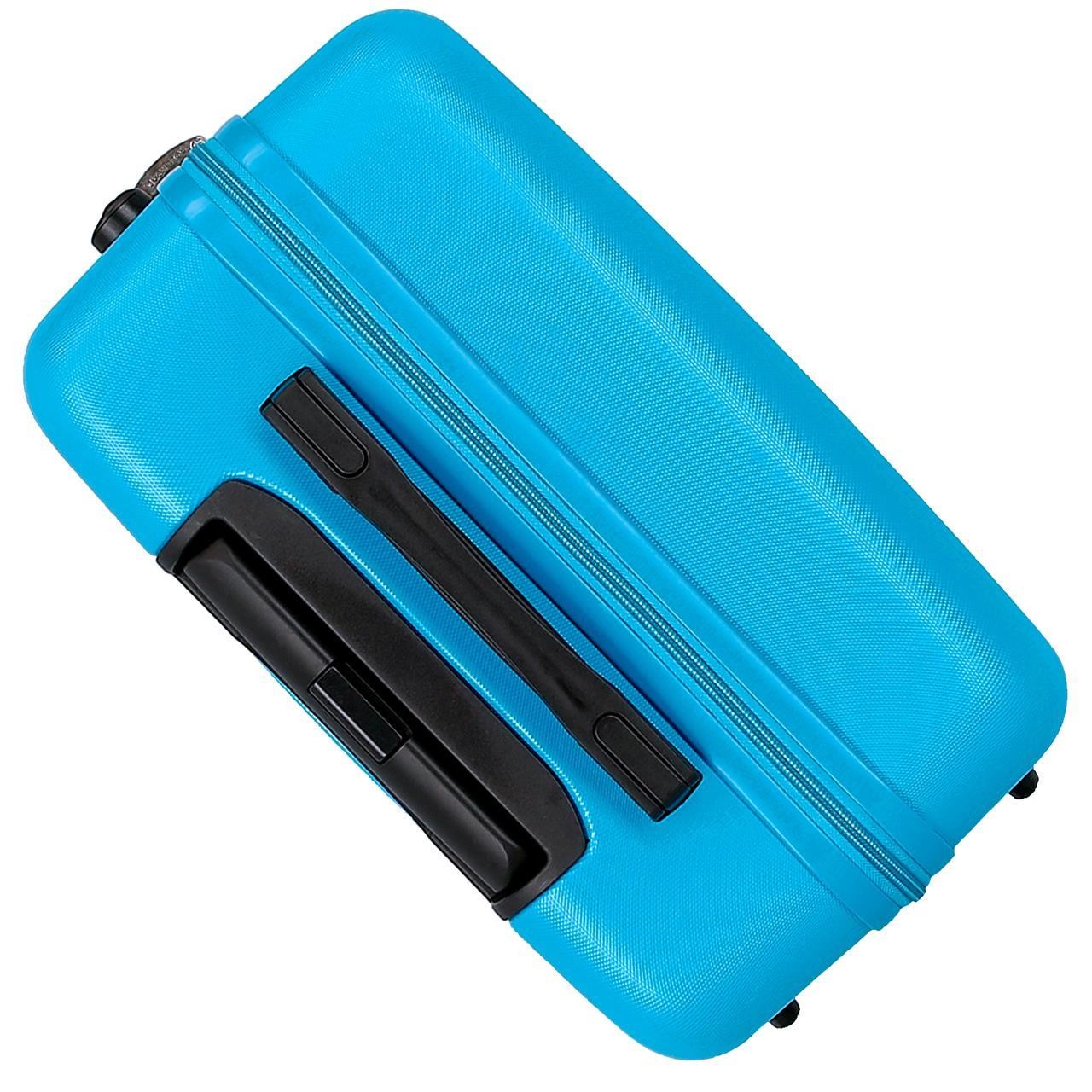 584926A Trolley ABS 65cm.4R.FLEX BLUE