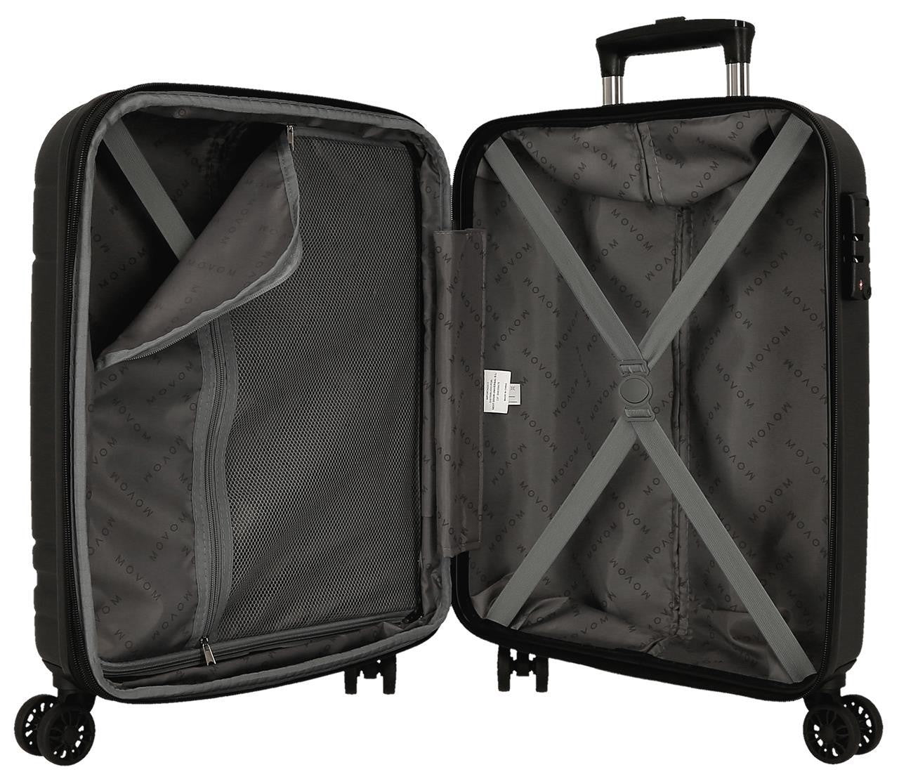 598866A TROLLEY ABS 55CM.4R.C/EXP.MOVOM GALAXY BLACK