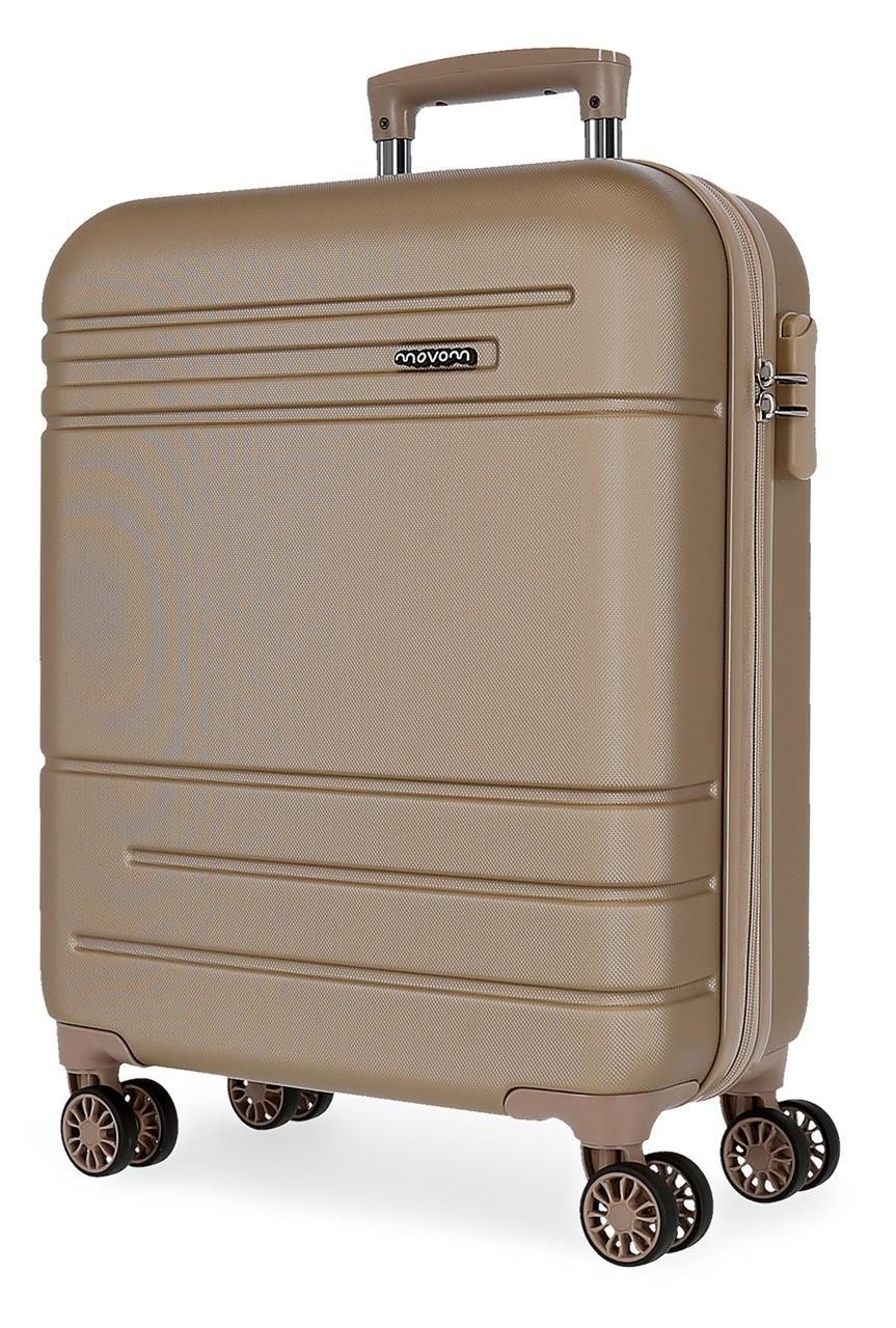 5989163 Trolley ABS 55CM.4R.MOVOM GALAXY CHAMPAGNE