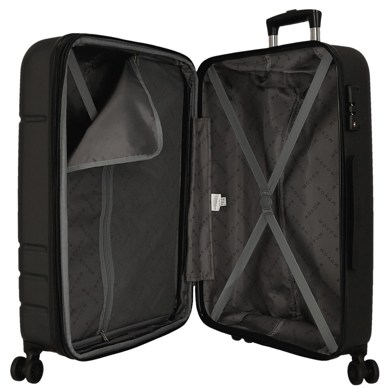 598926A TROLLEY ABS 68CM.4R.MOVOM GALAXY NEGRO