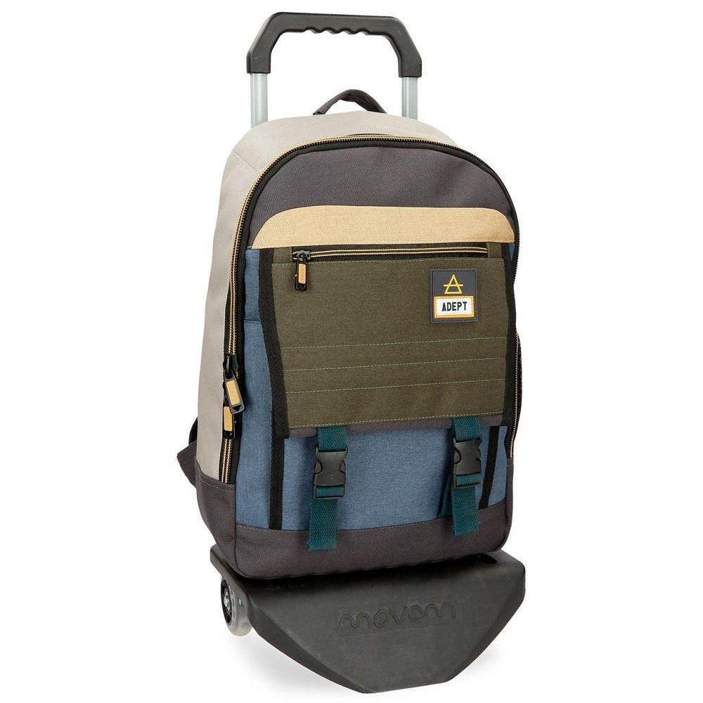 Mochila Adepta de Camper de 42cm 13,3 polegadas com carro