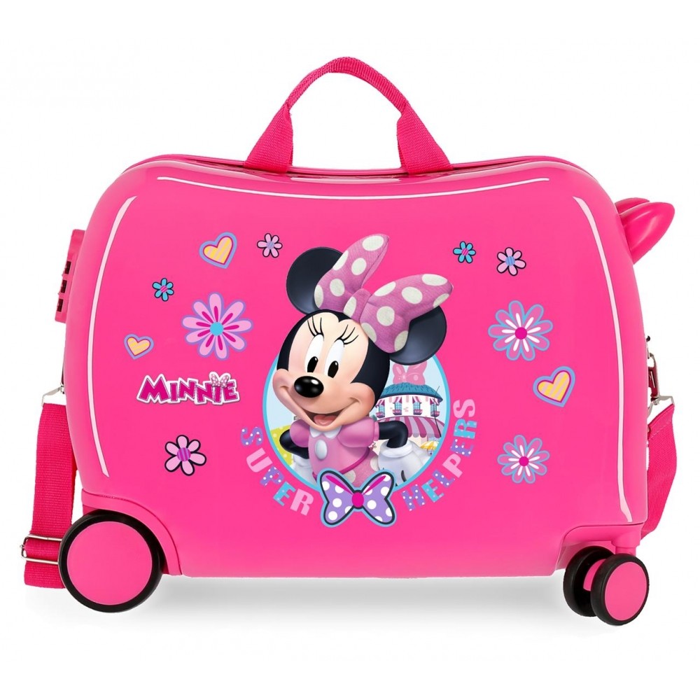 Maleta infantil 4 ruedas Minnie Super Helpers