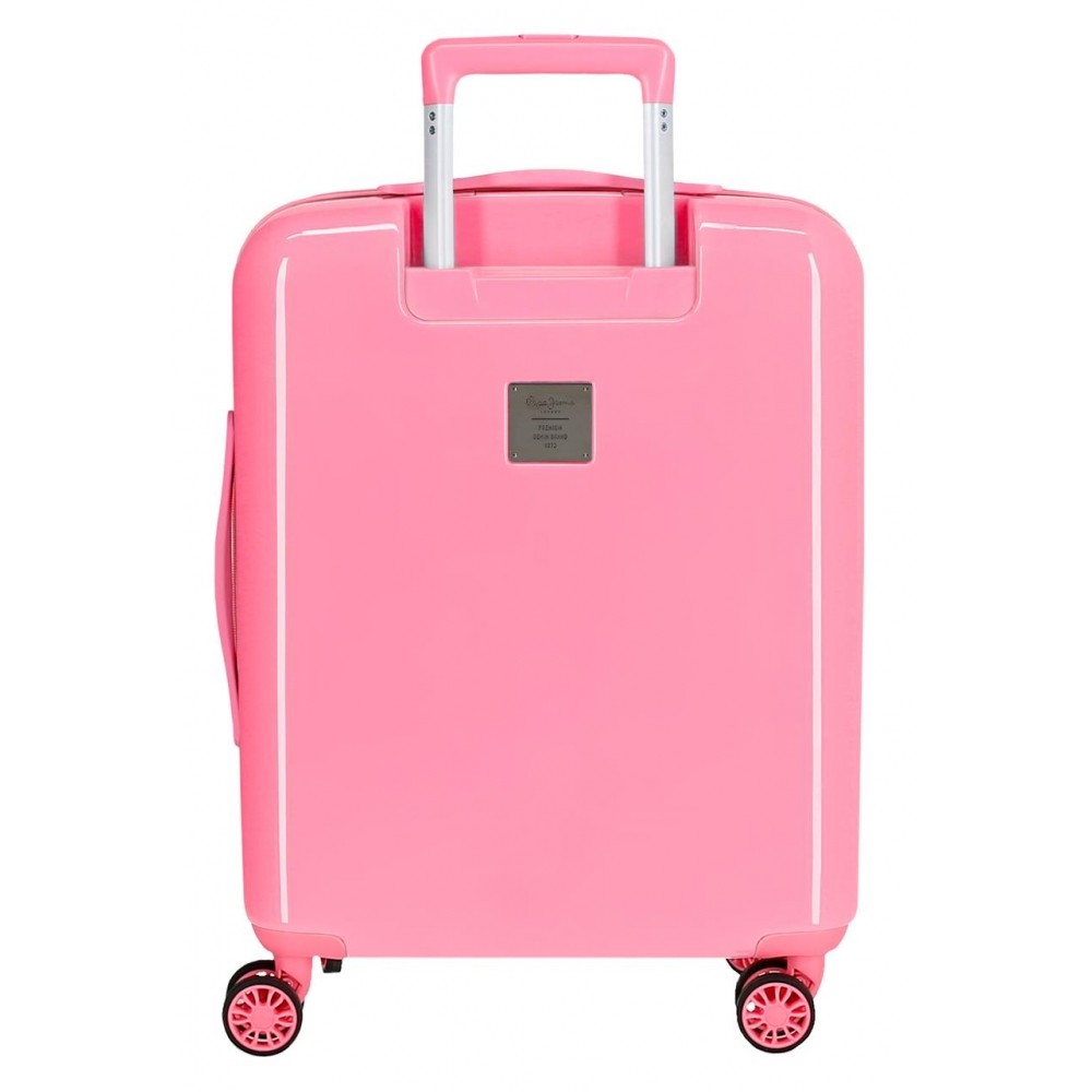 Cabin suitcase Pepe Jeans Rigid Leven 55cm Tomas Rosa