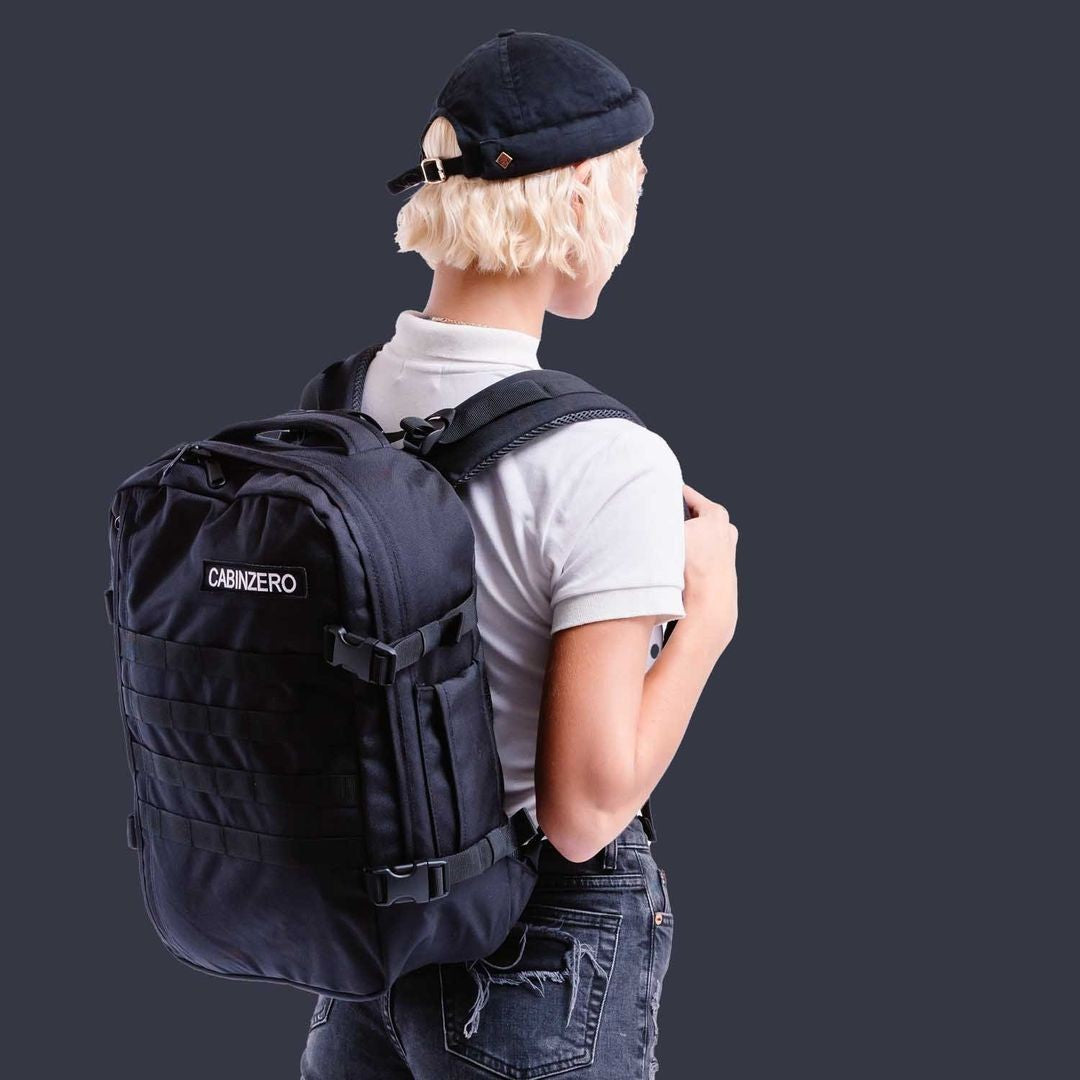 Military Backpack 28l Cabinzero - Absolut Black