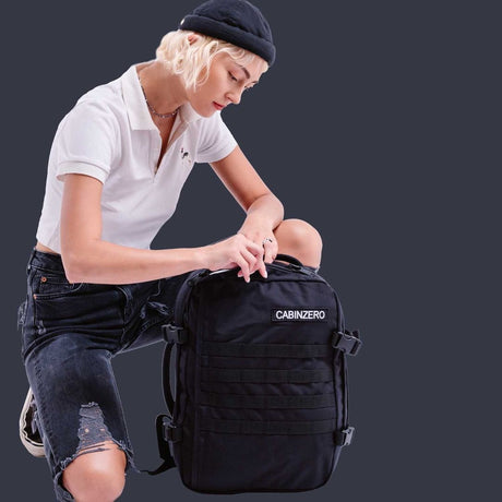 Militaire rugzak 28L CabinZero - Absolut Black