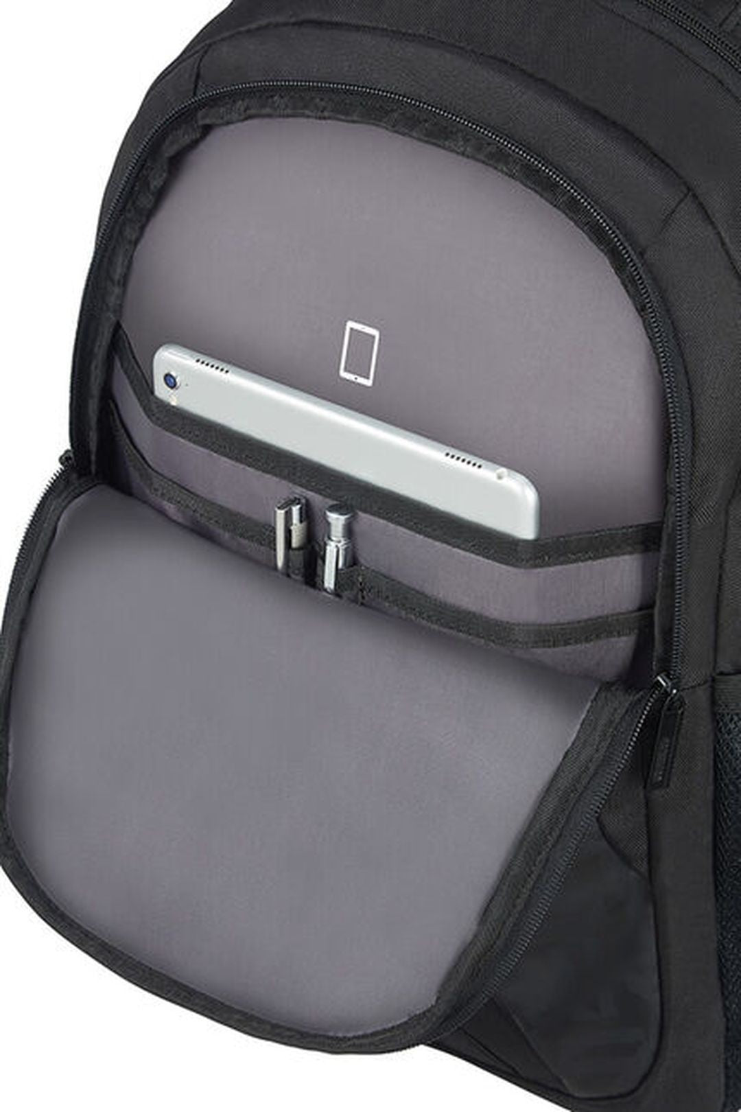 Mochila laptop 15.6 "no trabalho tag de impressão American Tourister