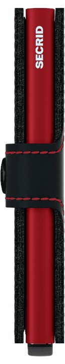 Secrid Miniwallet Matte Black & Red