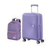 Pack Maleta Cabina SoundBox + Mochila Up Beat de American Tourister Lavanda