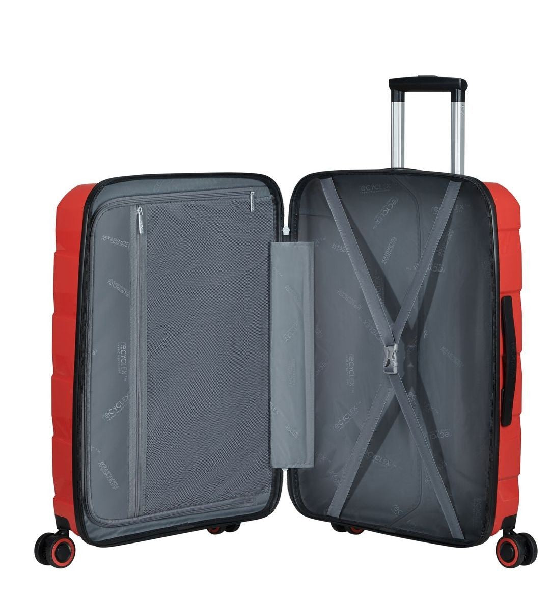 Medium walizki ruchu powietrza AMERICAN TOURISTER Z TSA Eco