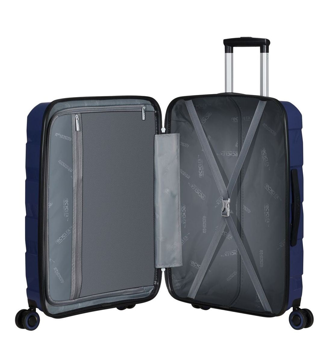 Medium walizki ruchu powietrza AMERICAN TOURISTER Z TSA Eco