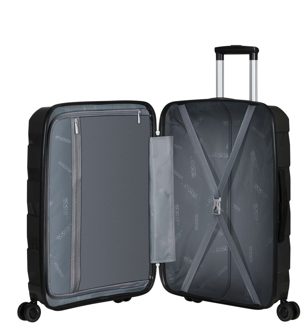 Medium walizki ruchu powietrza AMERICAN TOURISTER Z TSA Eco