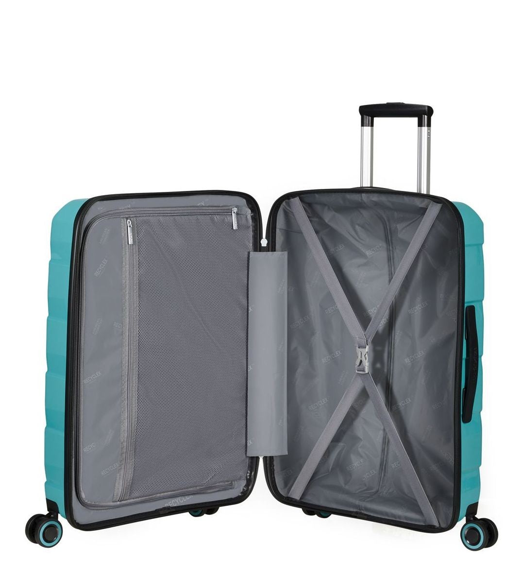 Medium walizki ruchu powietrza AMERICAN TOURISTER Z TSA Eco