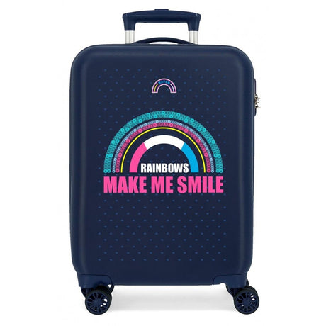 Maleta de cabina Movom Glitter Rainbow Rígida 55cm