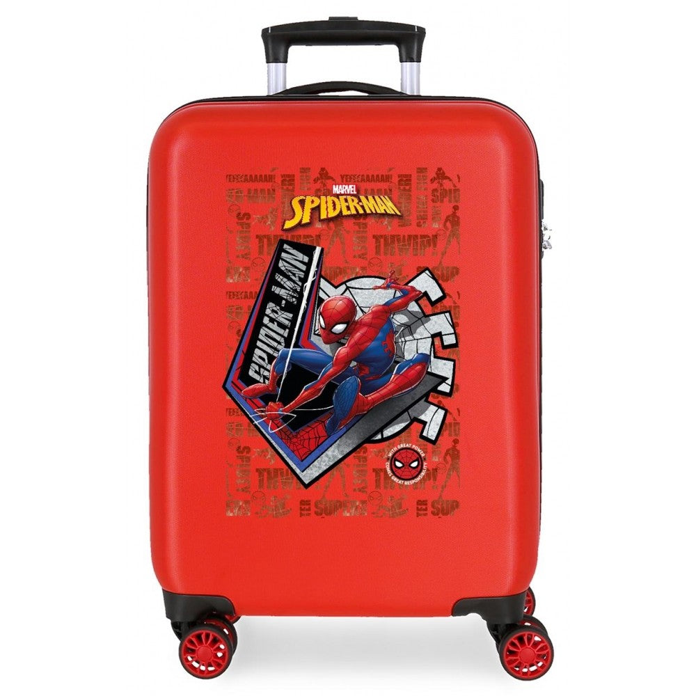 Kabinenkoffer Spiderman Großmacht starr 55 cm