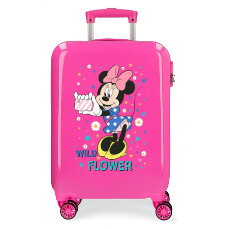 Kabinenkoffer Minnie Wild Flower Rigid 55 cm Fuchsia