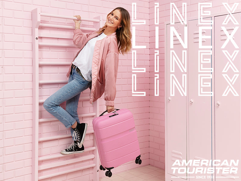 Linex van American Tourister  Spinner klein formaat