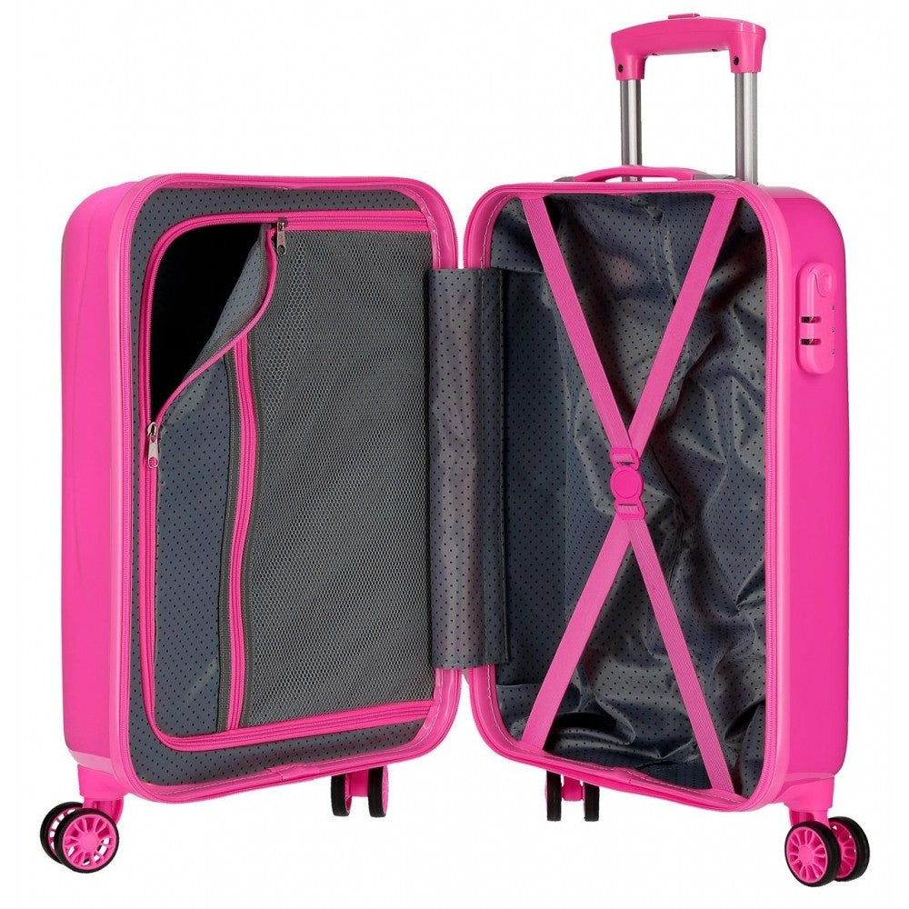 Cabin suitcase Rigid 55cm Enso Love The Nature Fuchsia