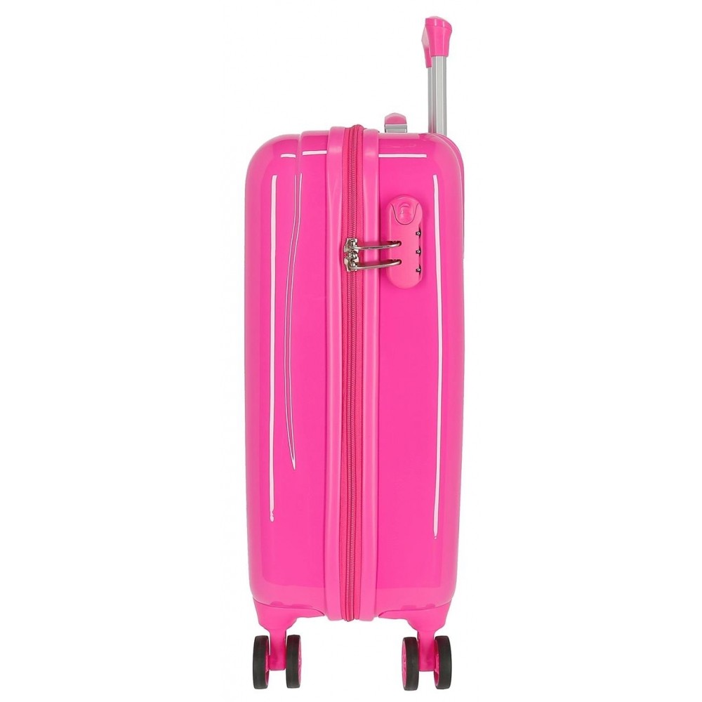 Cabin suitcase Rigid 55cm Enso Love The Nature Fuchsia