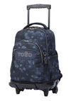 School backpack Totto With wheels - lines- 3jk - Gray Nebula