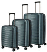 Rigid suitcase set TRAVELITE - Anthacite Air Base