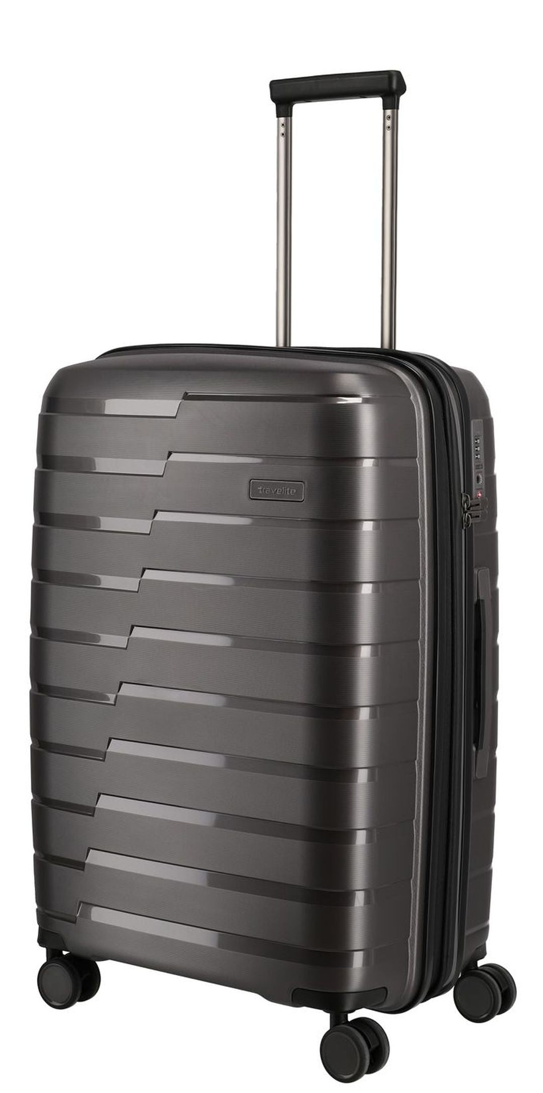 Rigid suitcase set TRAVELITE - Anthacite Air Base