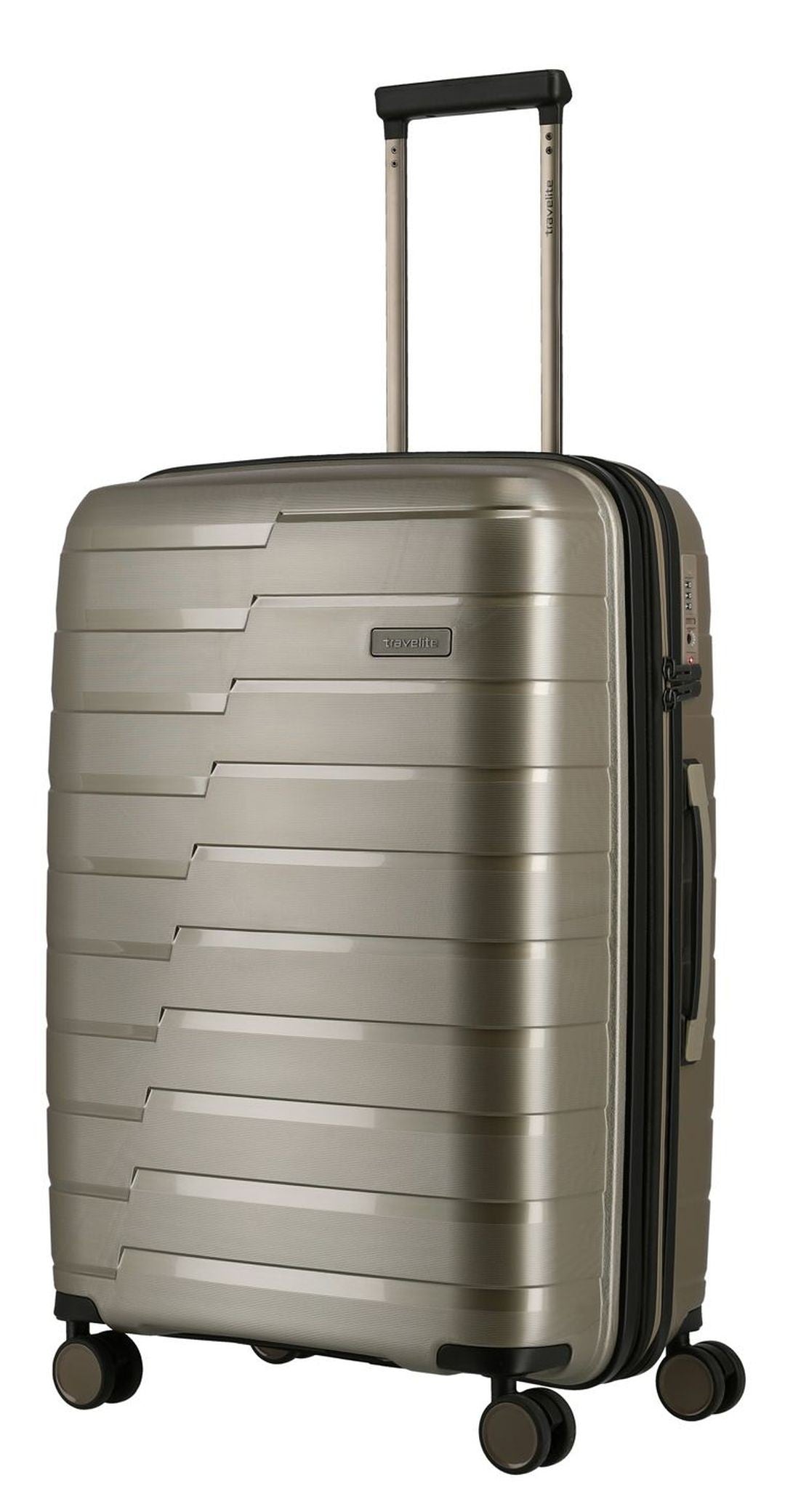 Rigid suitcase set TRAVELITE - Anthacite Air Base