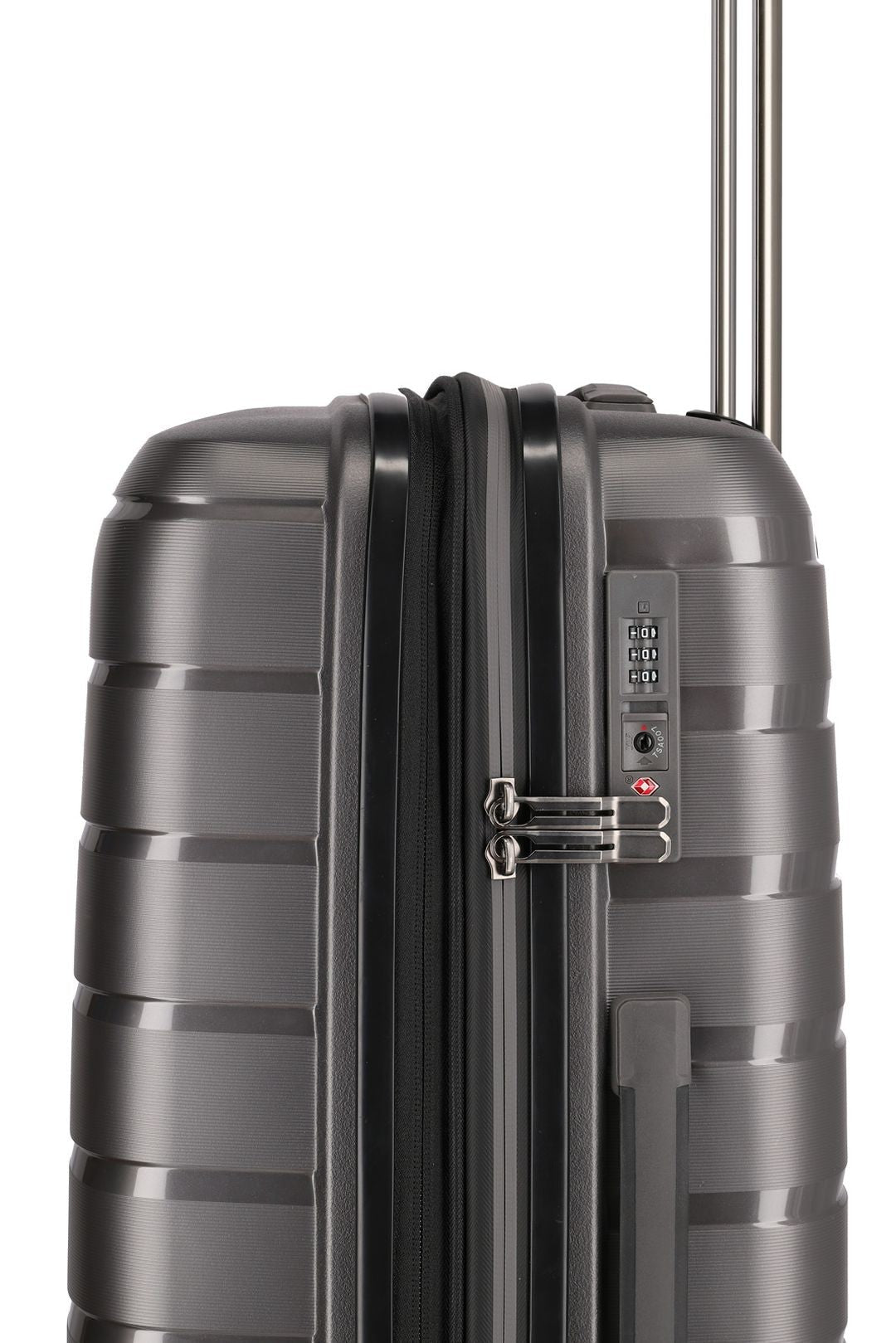 Rigid suitcase set TRAVELITE - Anthacite Air Base