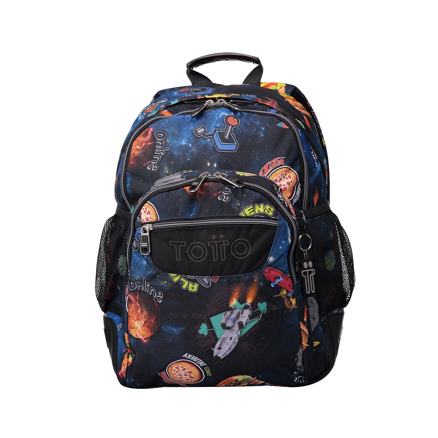 School backpack - crayoles- 2cj - galaxy of TOTTO