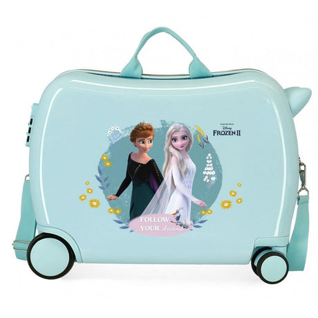 4 -Wheel's Children's Suitcase - Frozen - Suivez vos rêves