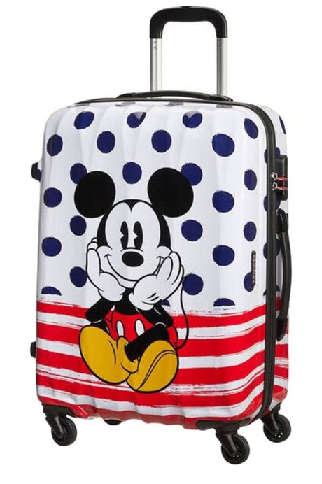 Median Koffer 65 cm Mickey Blue Dots DISNEY Legenden von AMERICAN TOURISTER