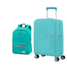 Pack Maleta Cabina SoundBox + Mochila Up Beat Teal de American Tourister Turquoise