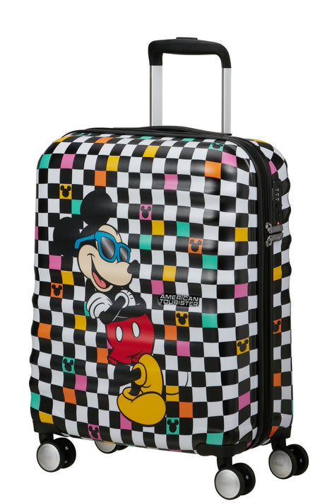 AMERICAN TOURISTER Valise cabine Mickey Check 55cm