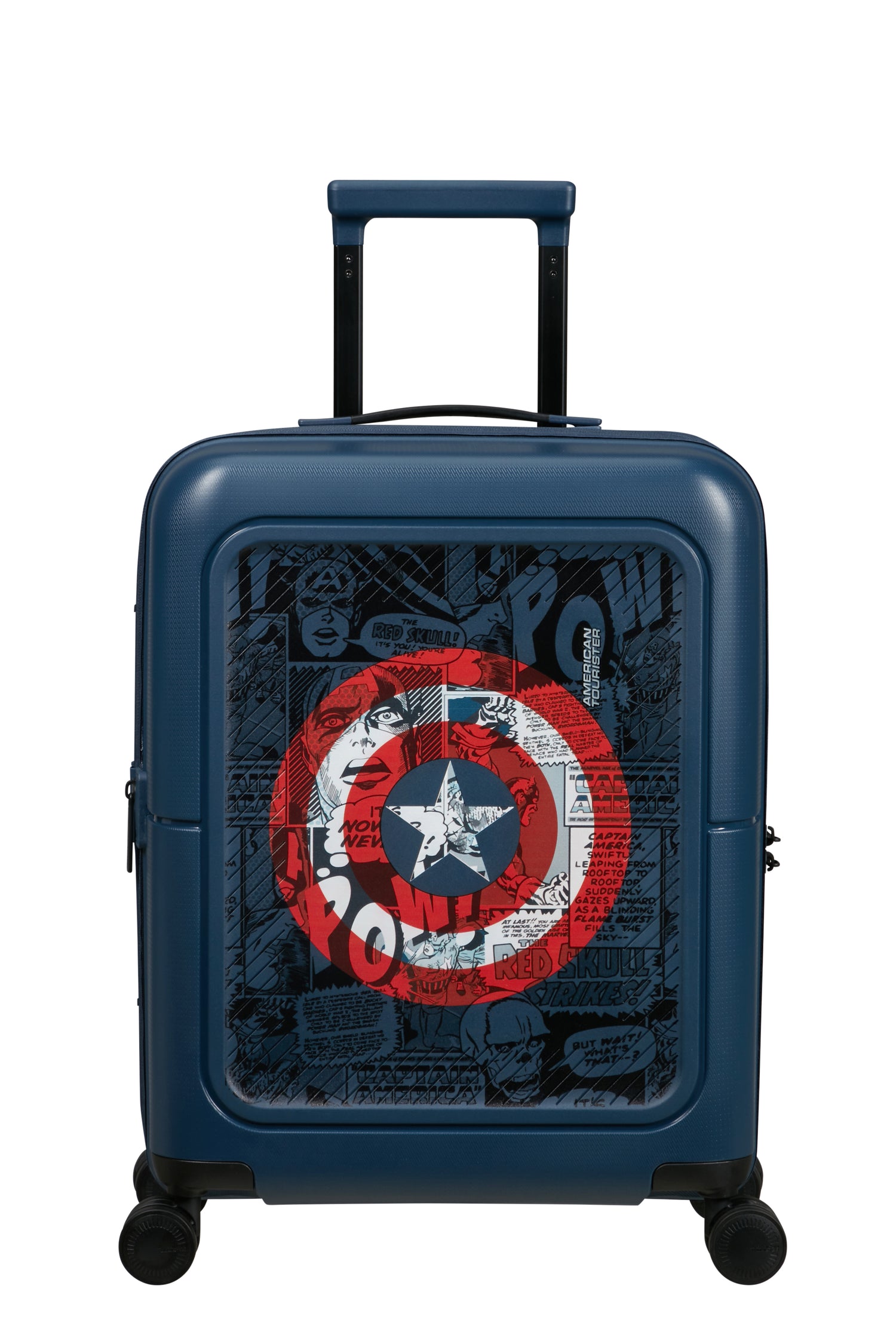 AMERICAN TOURISTER Walizka kabinowa Rozszerzalny Dashpop MARVEL - Capt America Shield