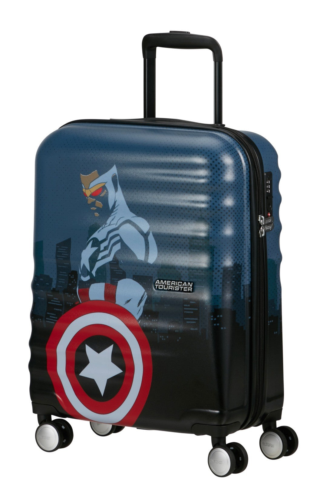 AMERICAN TOURISTER Walizka kabinowa Captain America C Wavebreaker 55 cm