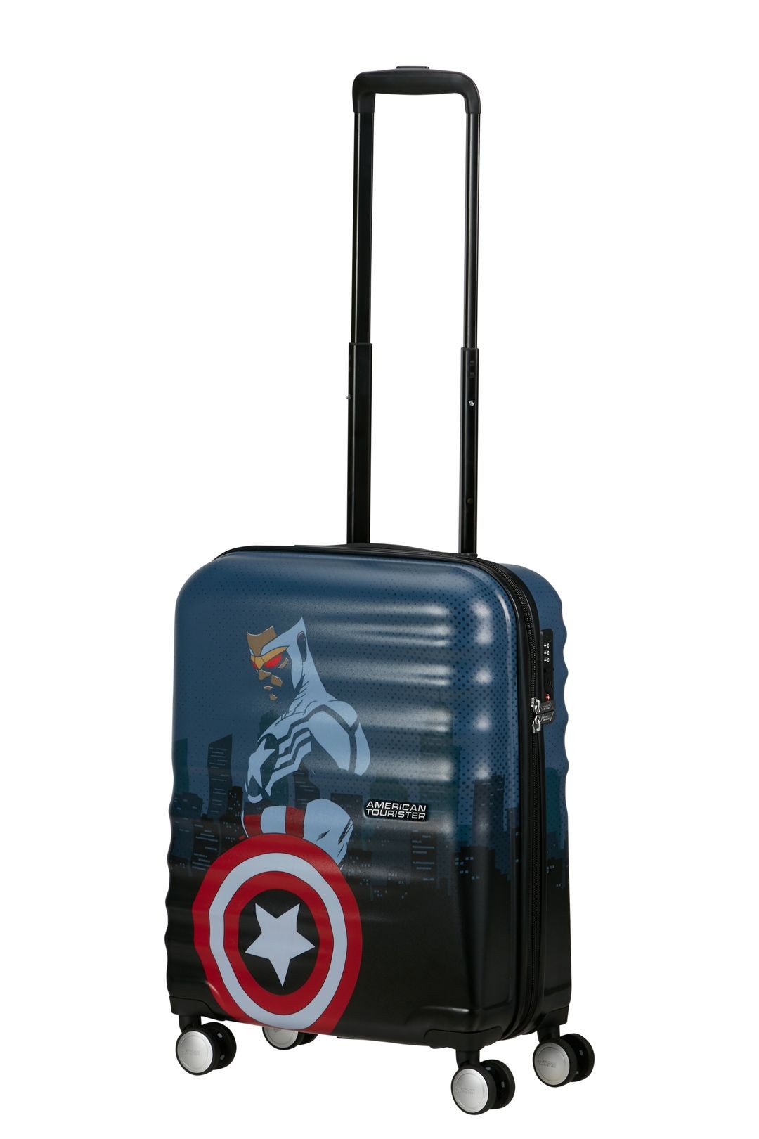 AMERICAN TOURISTER Walizka kabinowa Captain America C Wavebreaker 55 cm