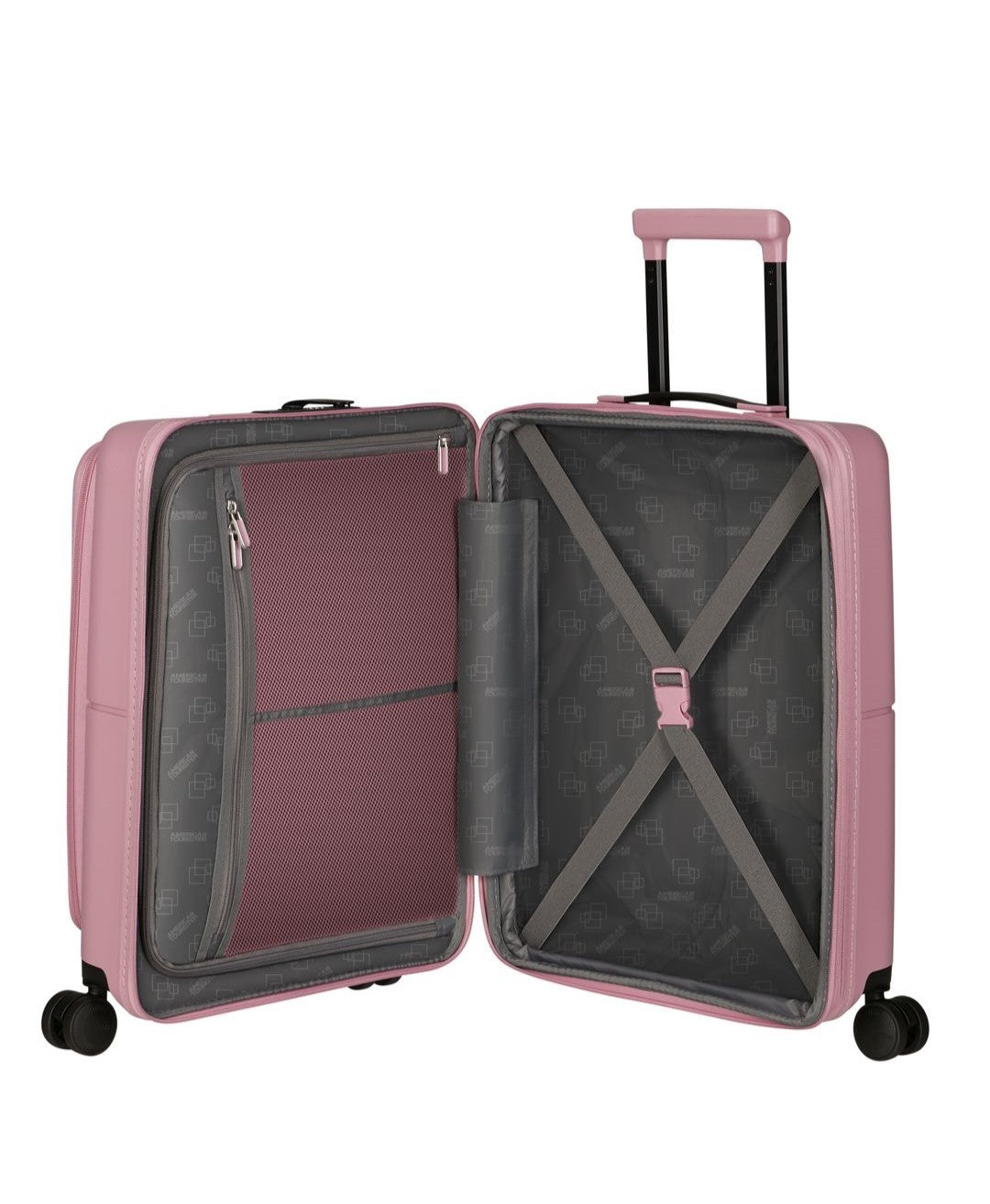 AMERICAN TOURISTER Kabinenkoffer Erweiterbar mit Vordertasche Dashpop 55 cm