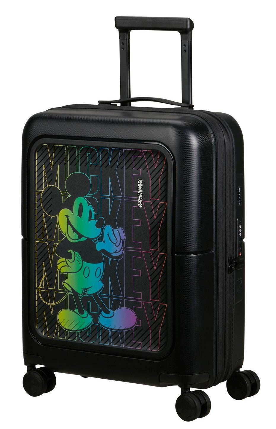 AMERICAN TOURISTER Kabinenkoffer Erweiterbares Dashpop DISNEY - Mickey Neon -Gradient