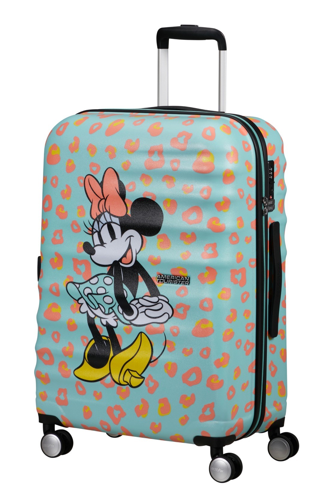 AMERICAN TOURISTER Median Koffer Minnie Pastell Dot Wavebreaker 67 cm