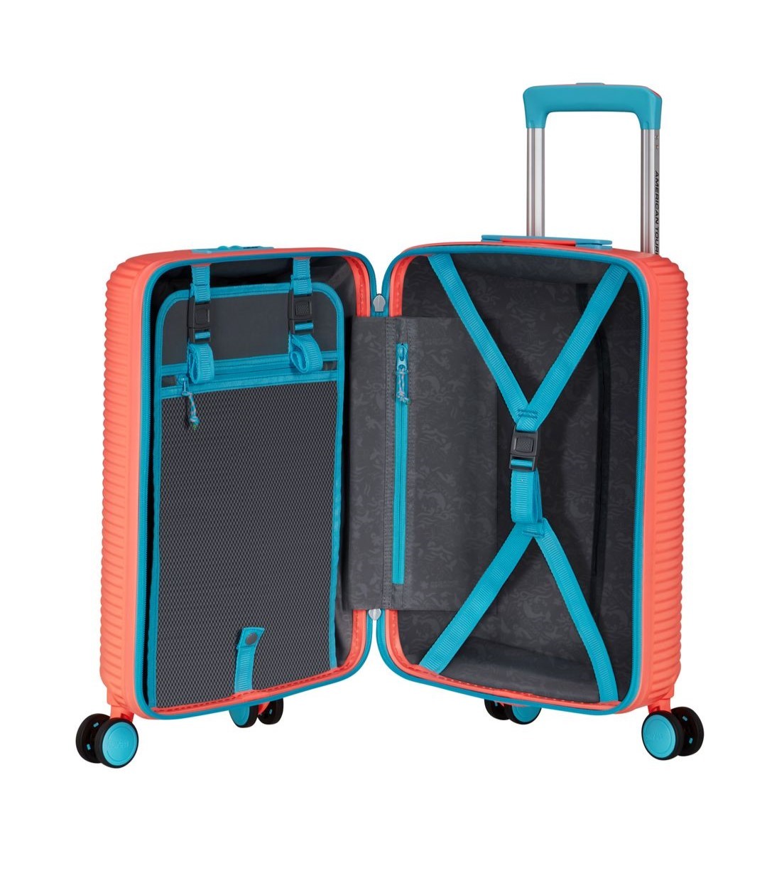 AMERICAN TOURISTER Pakiet wózka Rollio 52/18 cm i torba