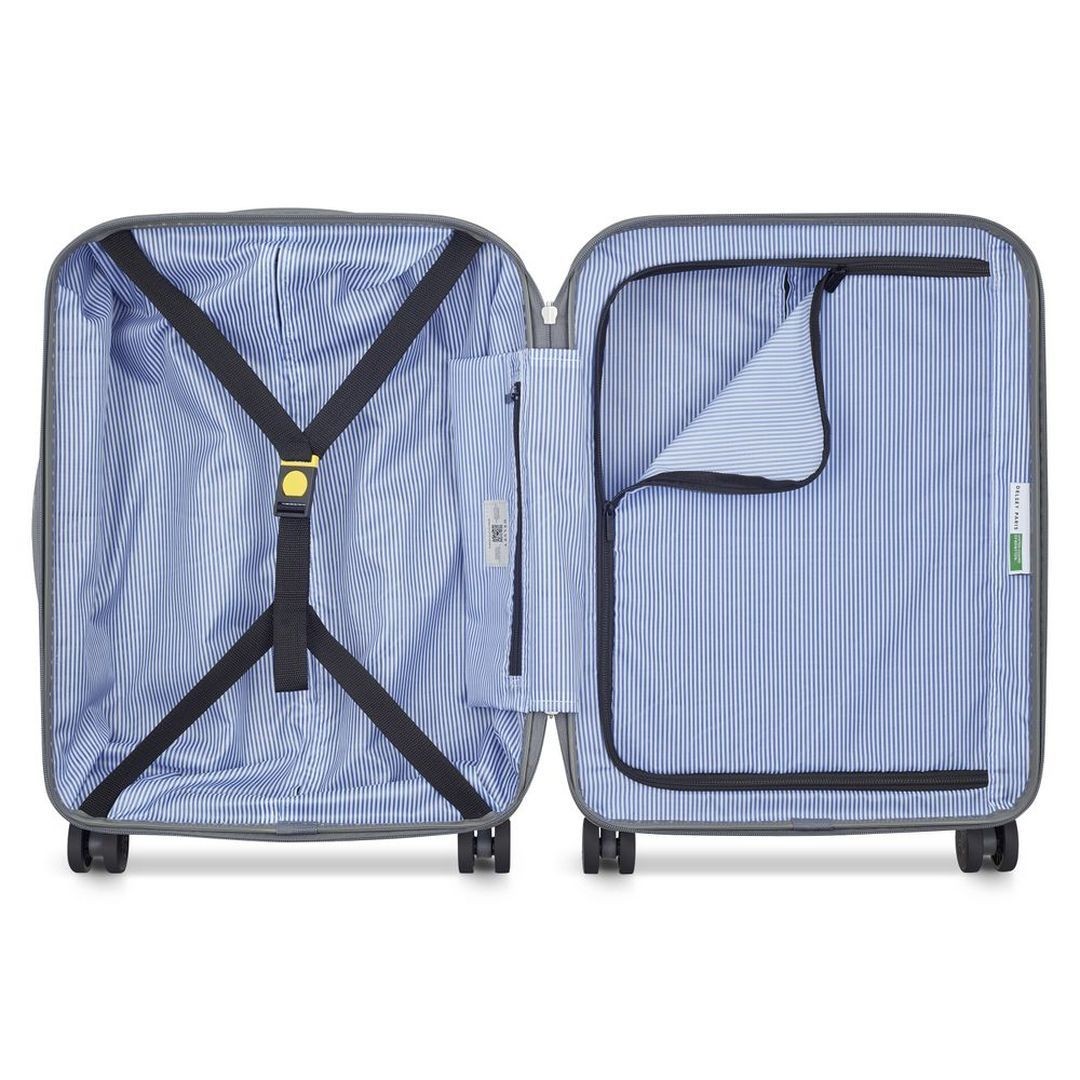 Benetton Hardside przez Delsey Paris - Trolley Maleta 66 cm