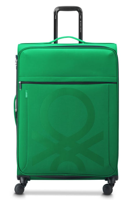 Kleurblok Benetton door Delsey Parijs - uitbreidbare trolley 76 cm