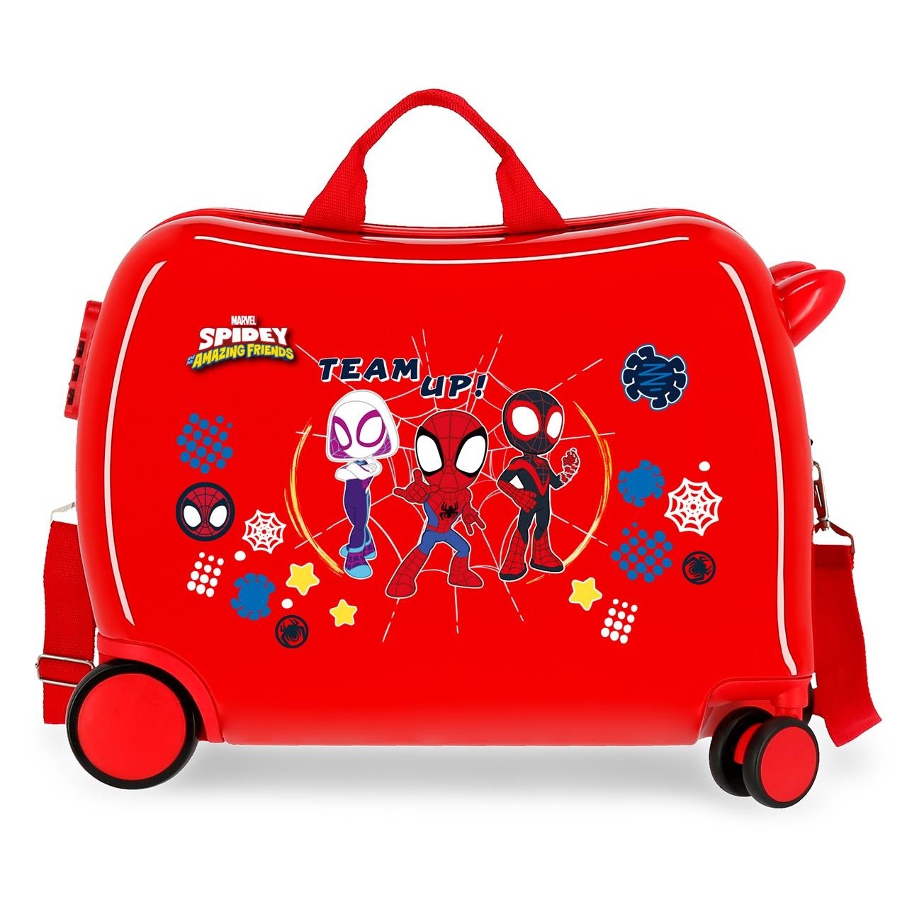 Correpasillos pour enfants 2 roues multidirectionnelles Spidey et amis