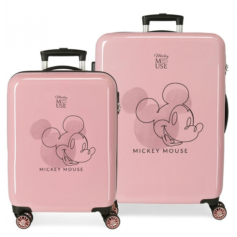 Les valises Rigid Mickey Outline 55-68 cm nus