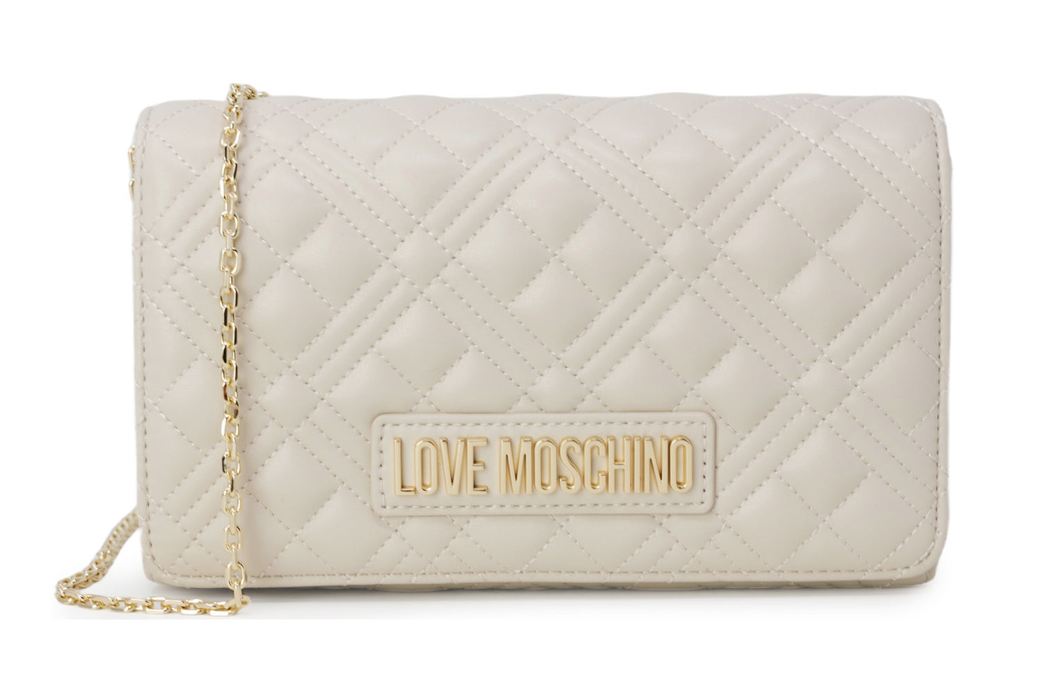 Love Moschino White Padding Bag Mały