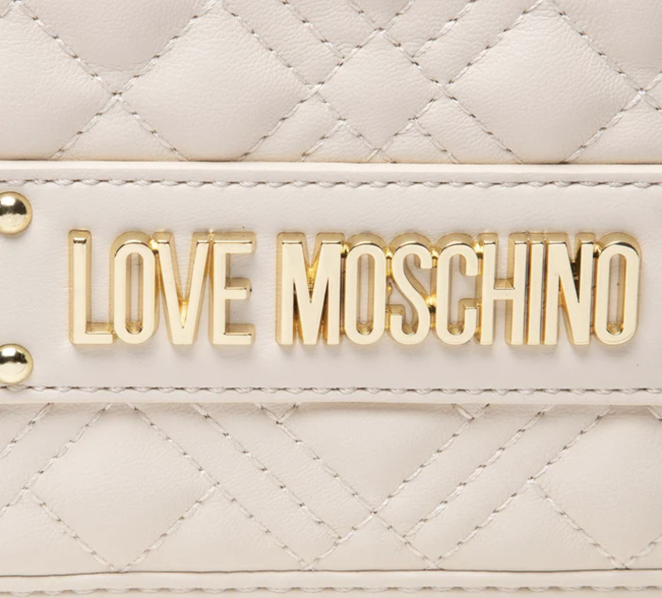 Love Moschino wyściełana torba Medium